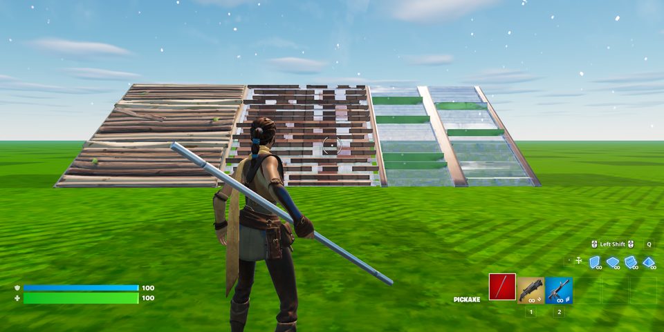 Fortnite at normal graphics settings